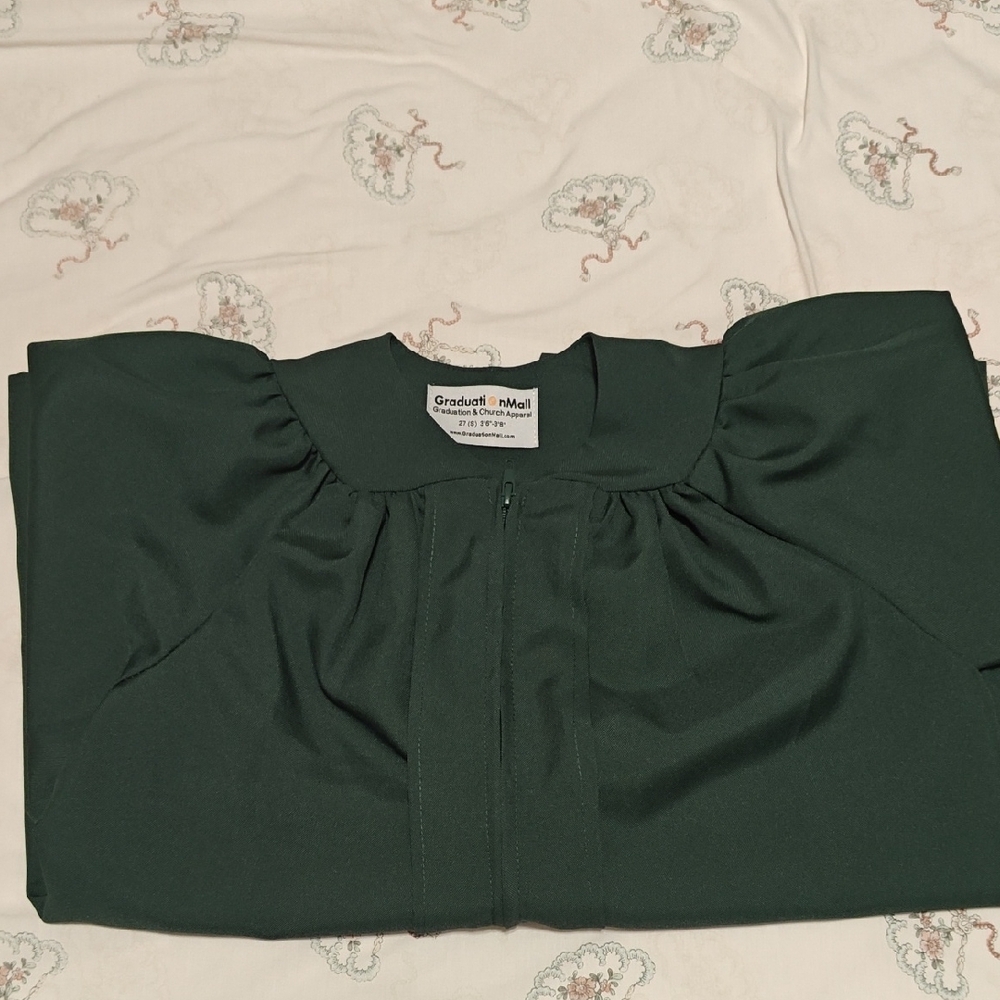 Green Graduation Gown